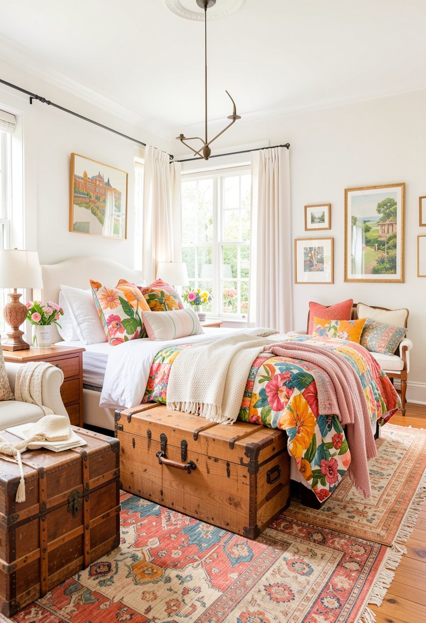 Use Vintage Wooden Trunks