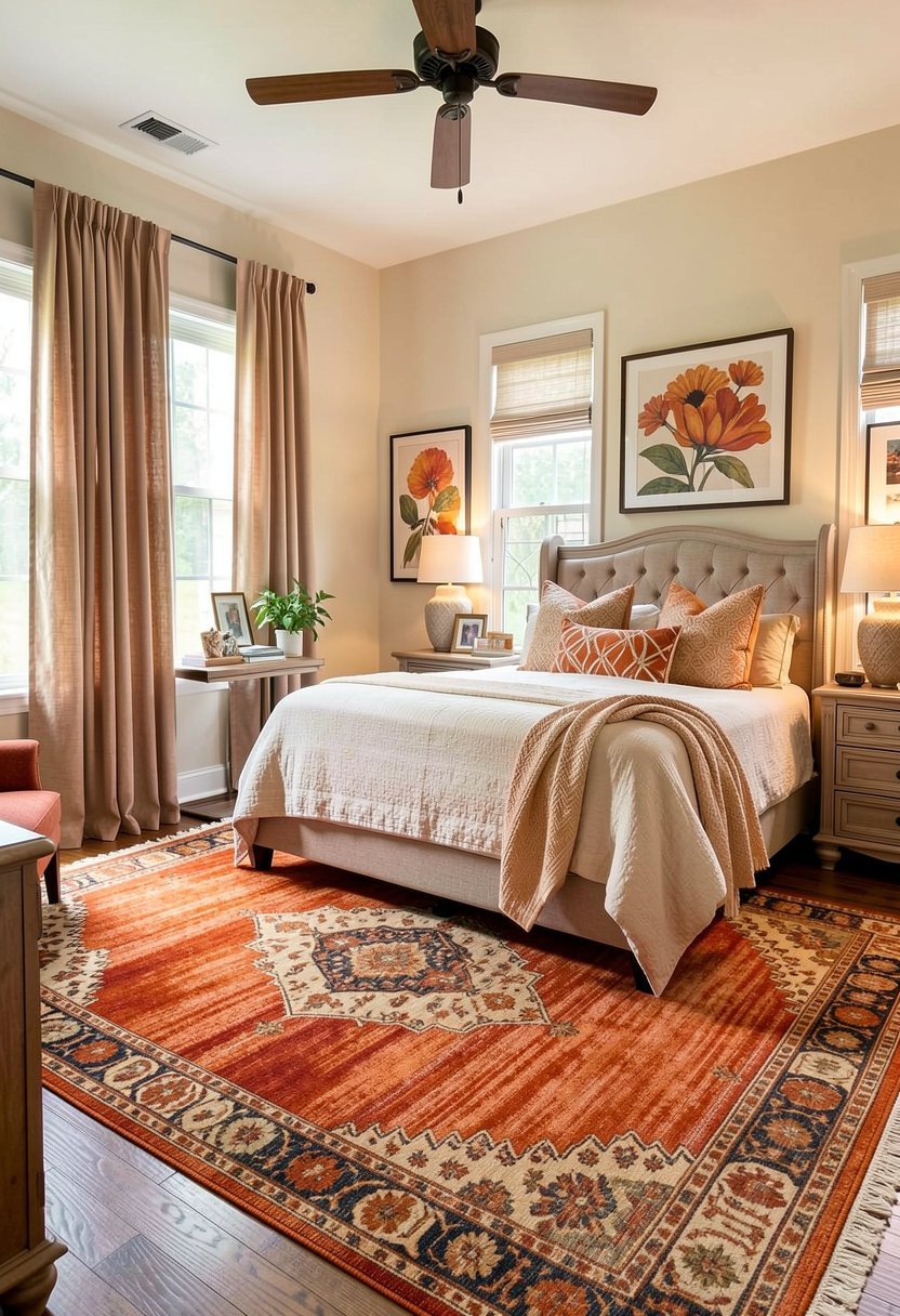 Use Warm Area Rugs