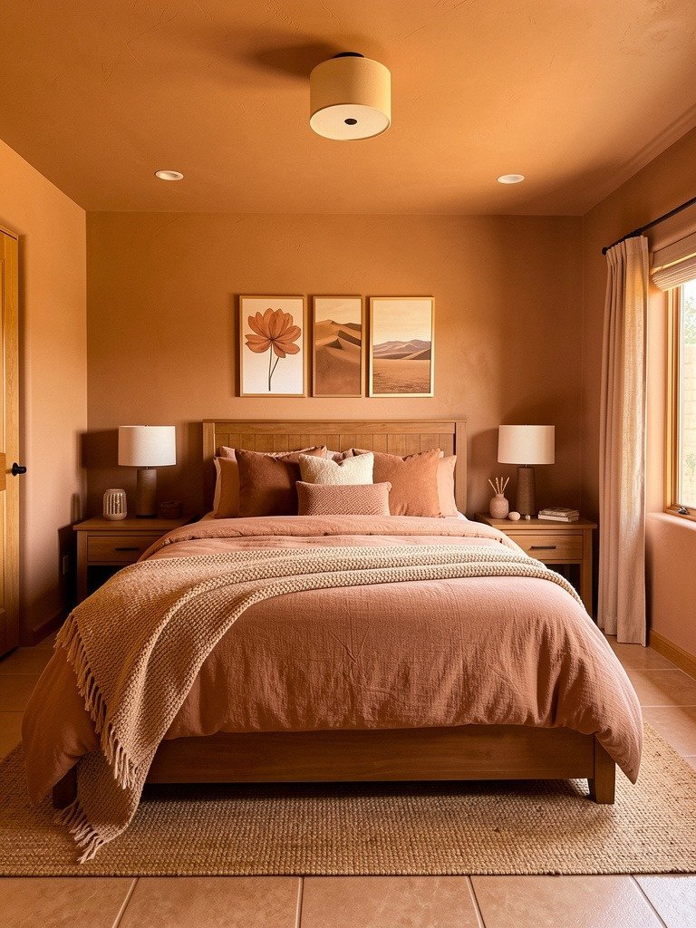 Use Warm Clay Tones