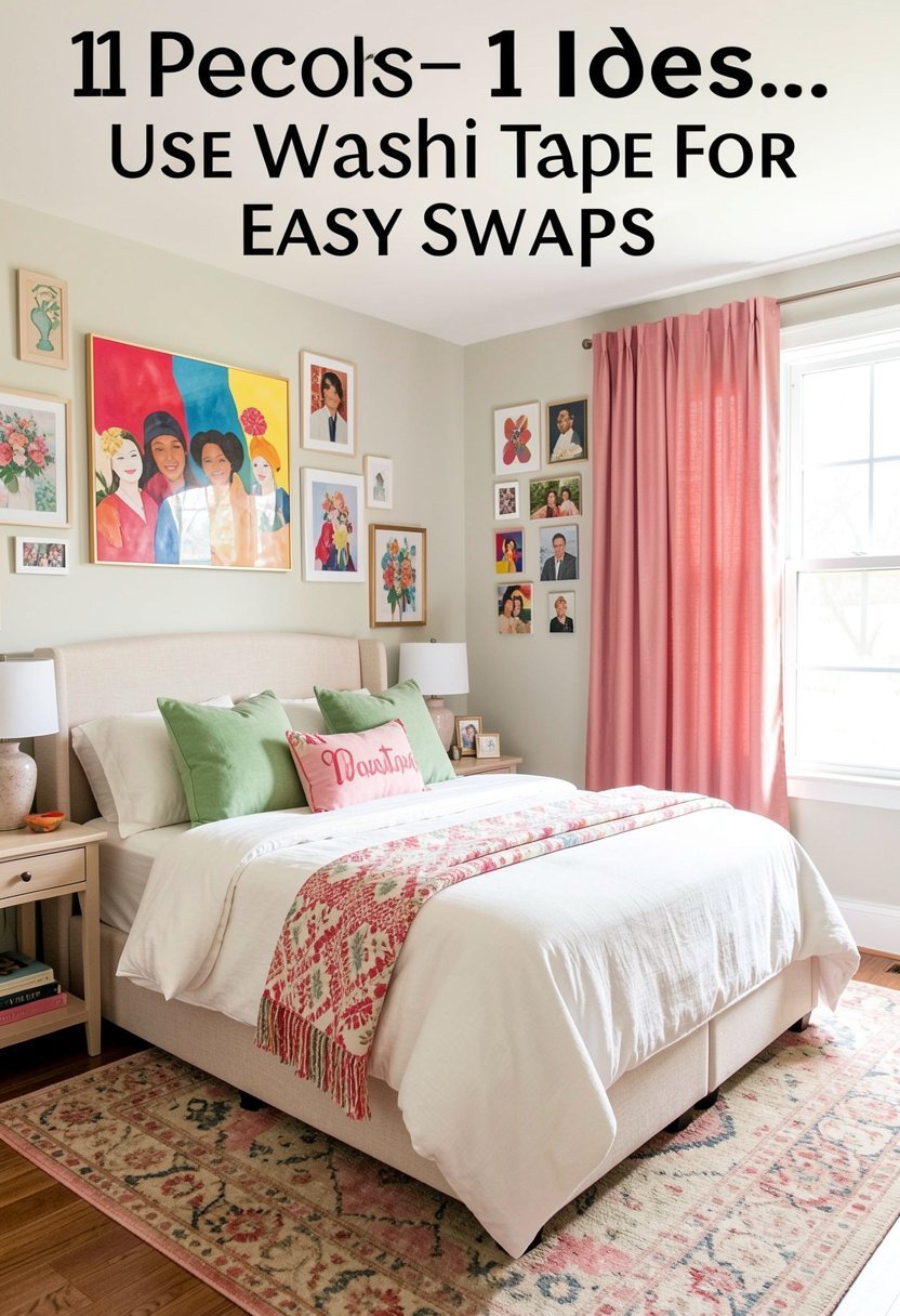 Use Washi Tape for Easy Swaps