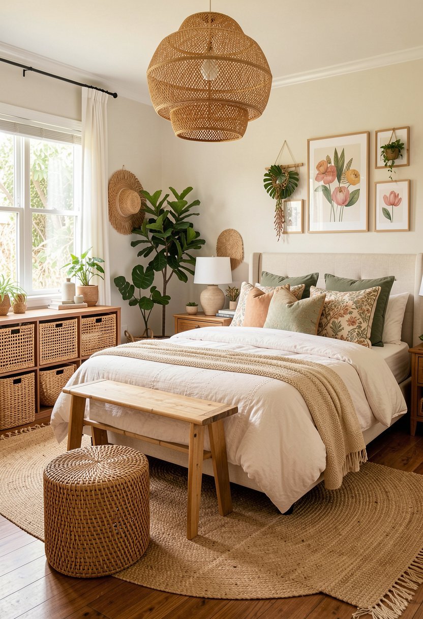 Use Woven Bamboo Baskets