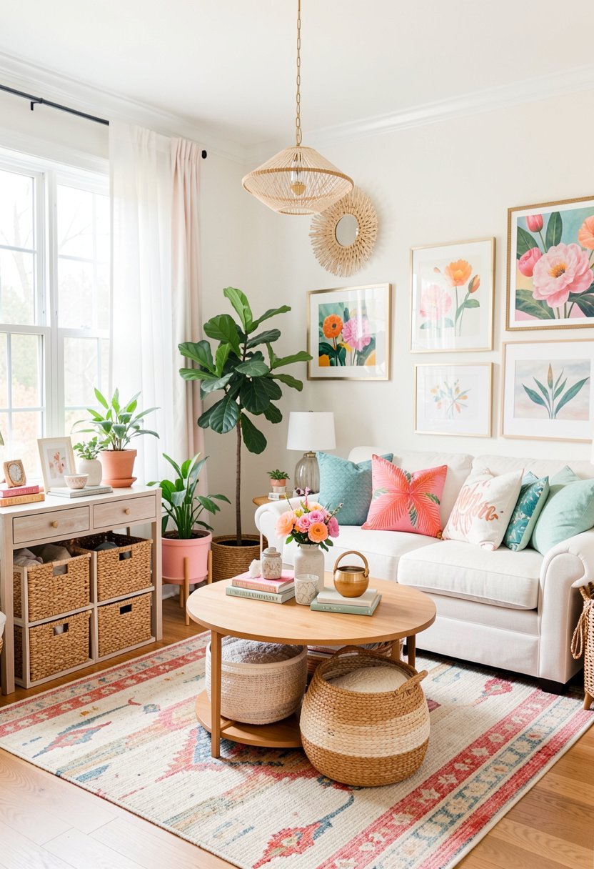 Use Woven Storage Baskets