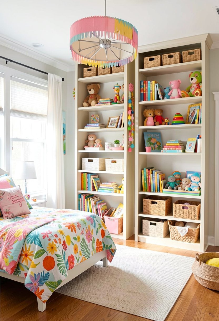 Vertical Storage with Tall Shelves