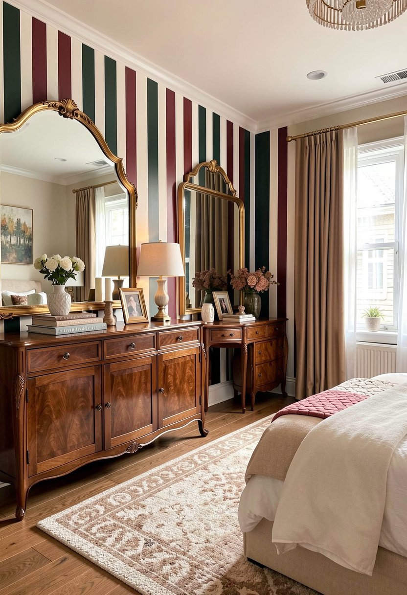 Vertical Stripes Over a Console