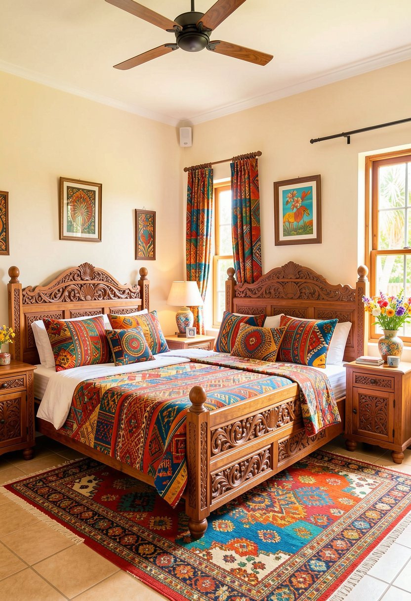 Wooden Carved Bed Frames