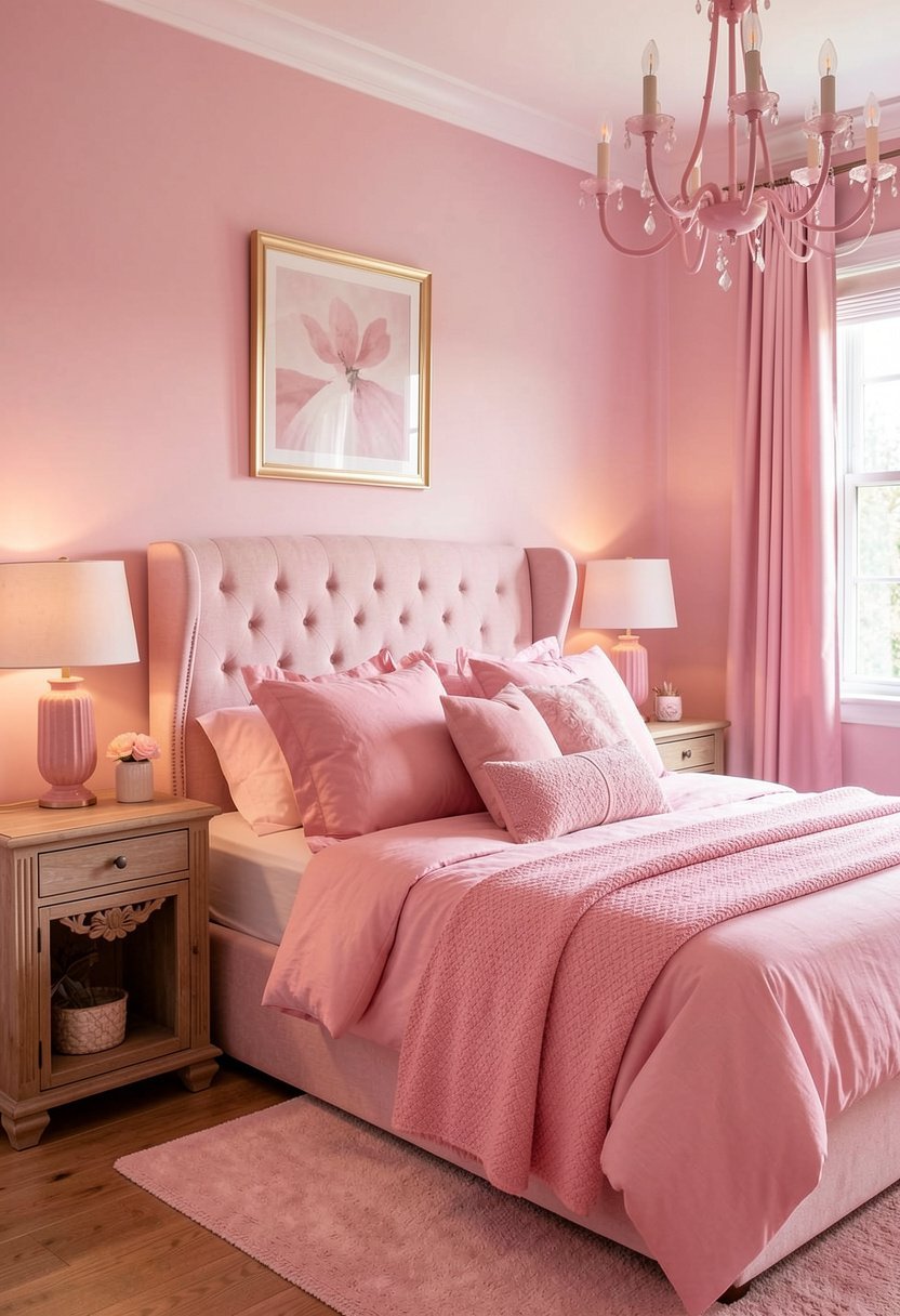 Wooden Nightstand Accents