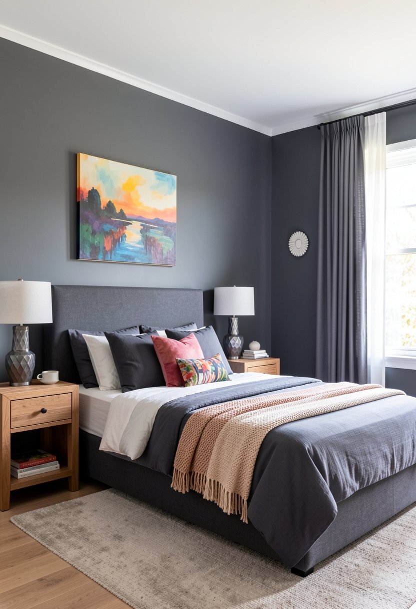 Wooden Nightstands for Balance