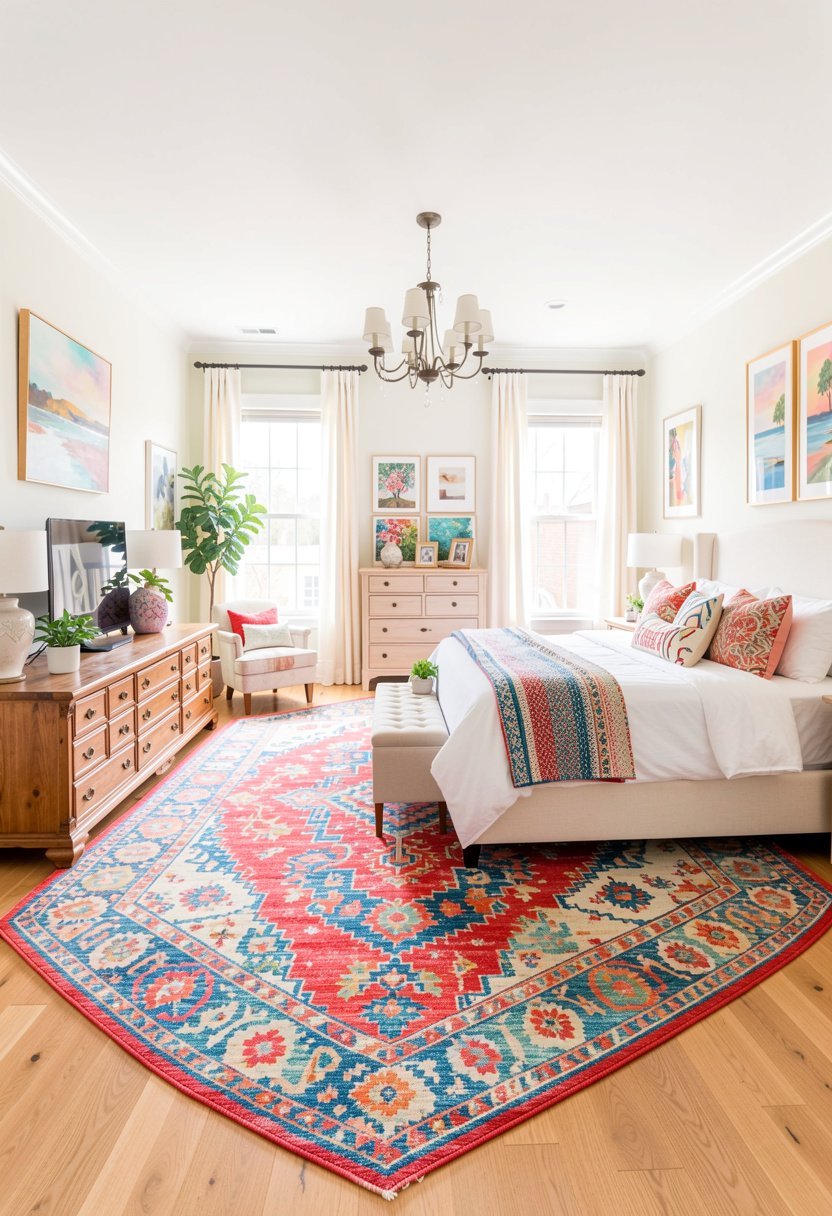 Zone with Large Area Rugs