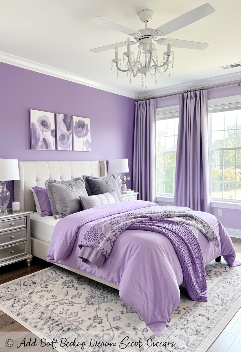 Add Soft Lavender Bedding