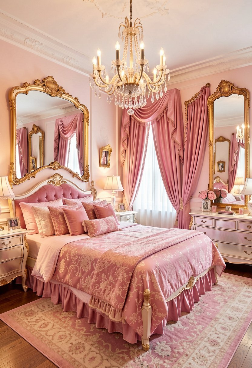 Large Gold Framed Mirrors