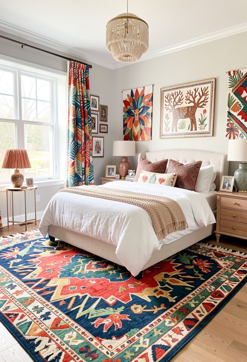 Layer Rugs in Wild Patterns