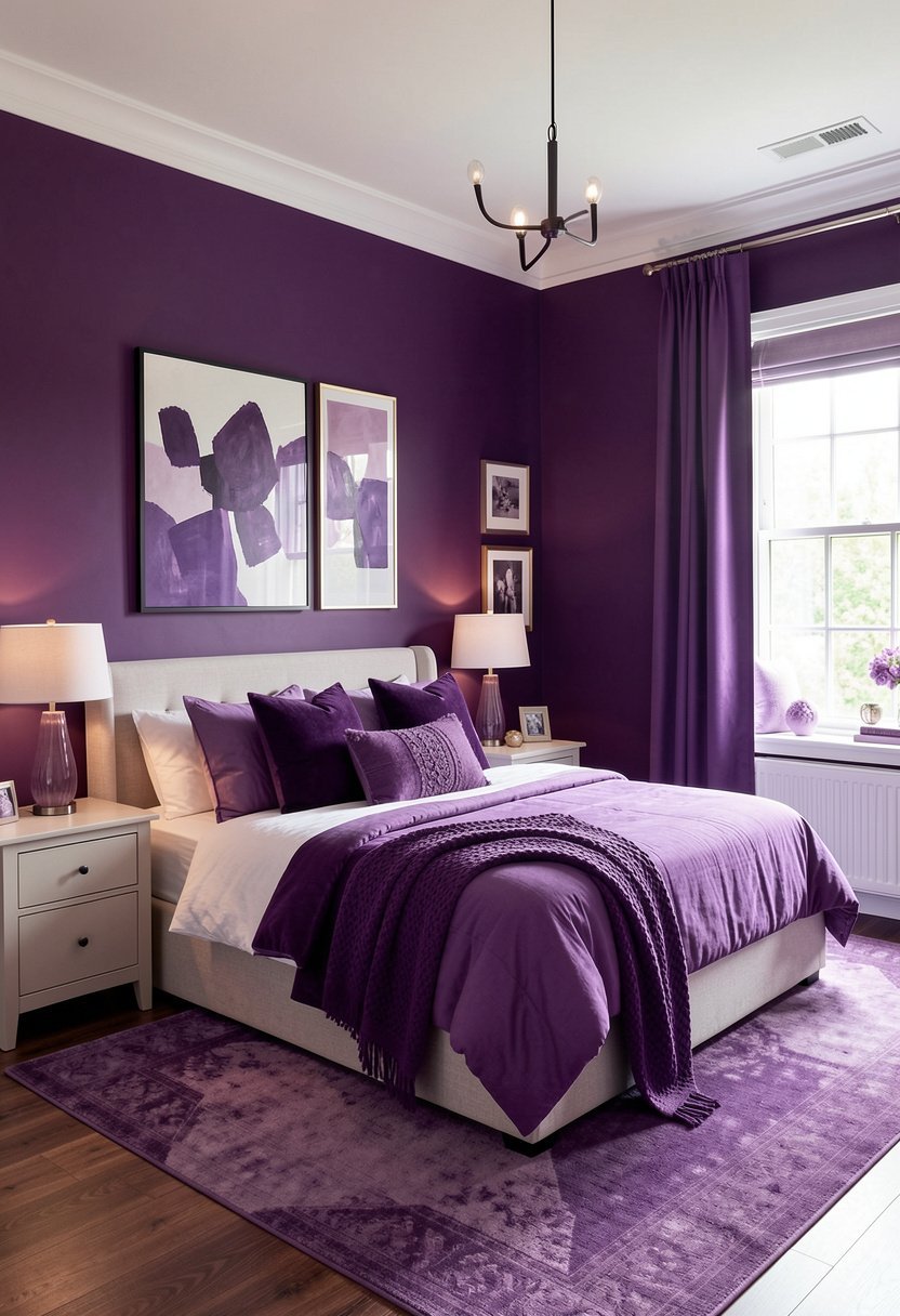 Start with a Deep Plum Wall