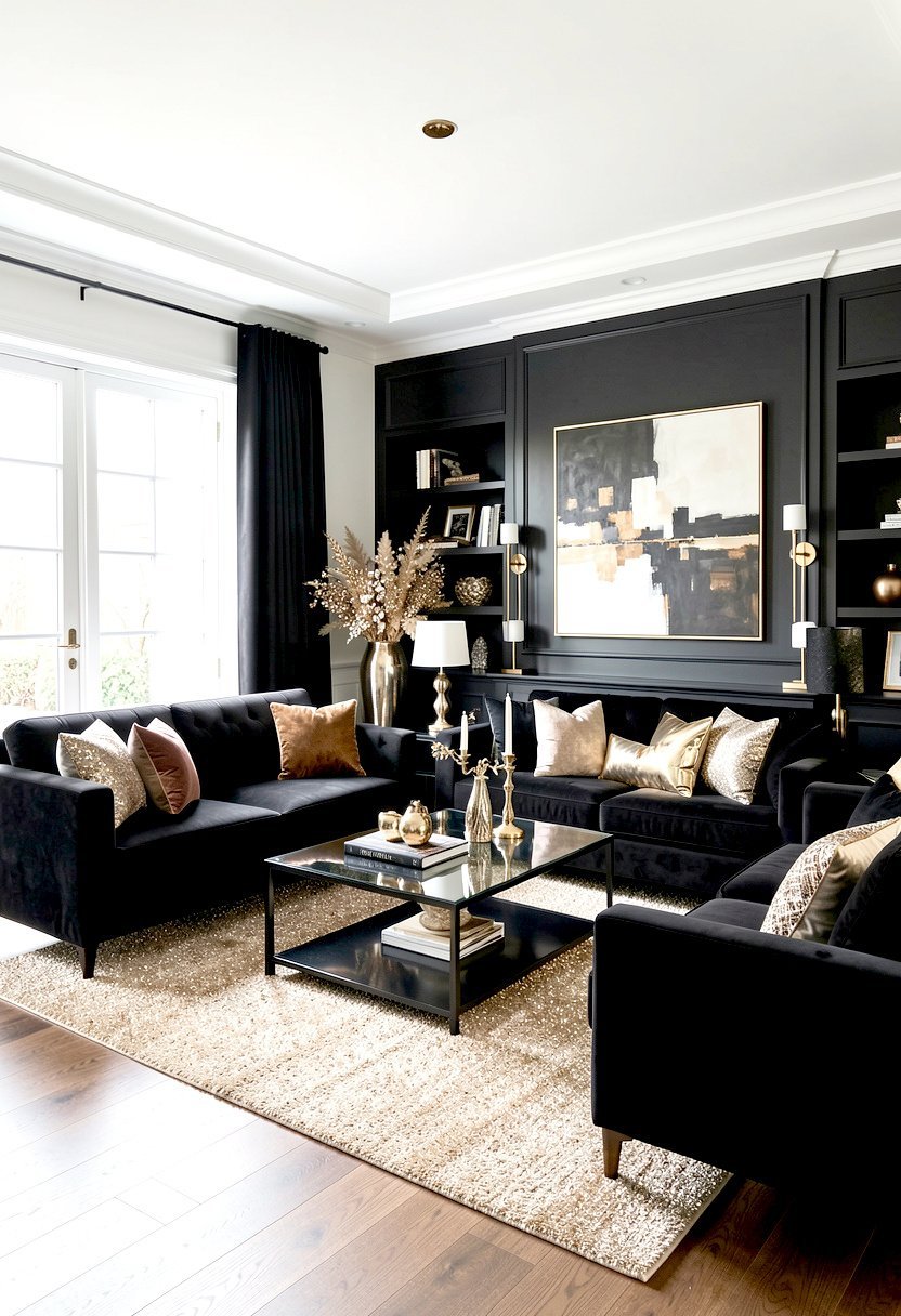 Add Metallic Accents for Sparkle