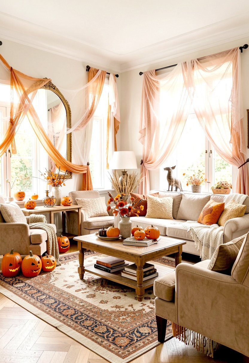 Drape Cheesecloth Over Mirrors